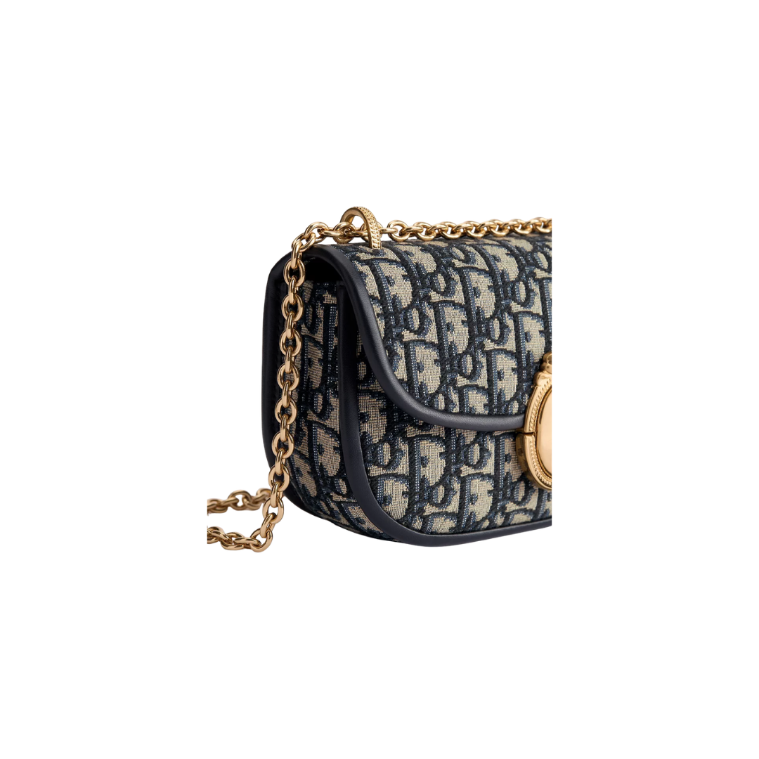 Small Dior Médaillon Flap Bag with Chain