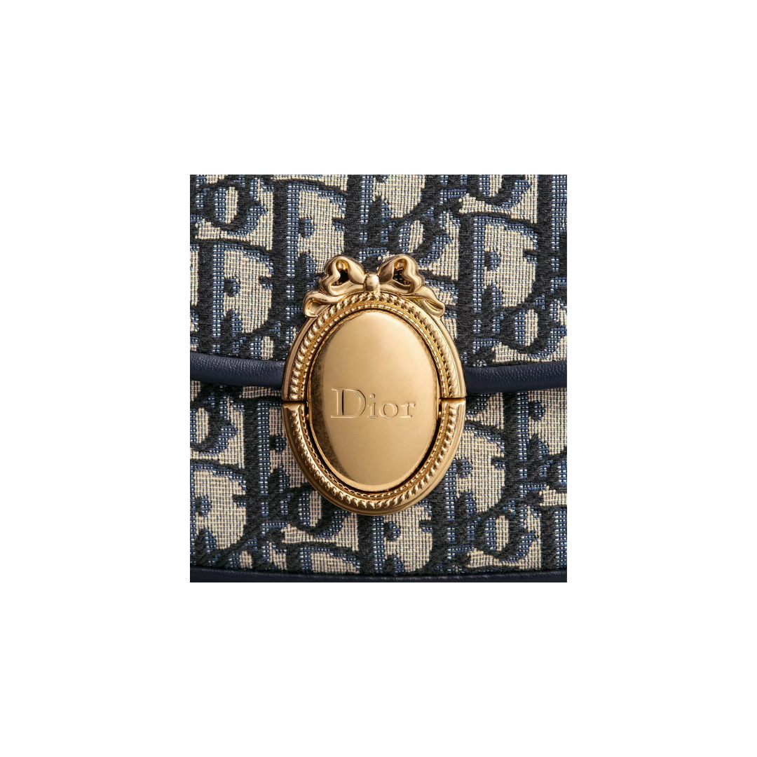 Small Dior Médaillon Flap Bag with Chain